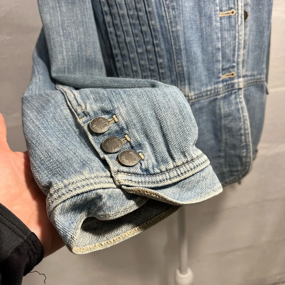 J.JILL  DETAILED JEAN JACKET (a253) - Picture 4 of 14